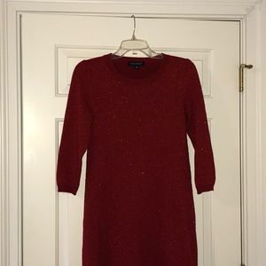 Sparkling red Banana republic dress